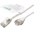 Roline GREEN U/FTP patchkabel kat. 6a, tenký, LSOH, 1m, bílý
