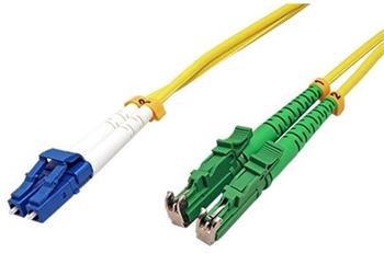 Roline Optický patchkabel E2000(APC) - LC(UPC), 9/125 (singlemode), LSOH, duplex, OS2, 1m