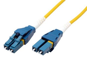Roline Optický patchkabel LC-LC 9/125 (single mode), duplex, OS2, LSOH, 0,5m