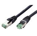Roline RM S/FTP patchkabel kat. 6a, 0,5m, černý