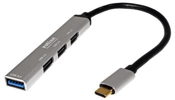 Roline USB 2.0 hub + 5Gbps port, USB C(M) - 3x USB A(F) + 1x USB3.0 A(F)