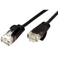 Roline UTP slim patchkabel kat. 6a, LSOH, 1,5m, černý