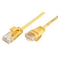 Roline UTP slim patchkabel kat. 6a, LSOH, 2m, žlutý