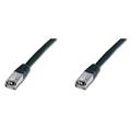 S/FTP kabel cat.6 0,5m černý