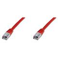 S/FTP kabel cat.6 3m červený