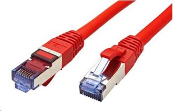 S/FTP patchkabel kat. 6a, LSOH, 2m, červený