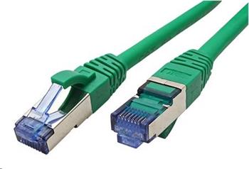 S/FTP patchkabel kat. 6a, LSOH, 5m, zelený