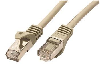 S/FTP patchkabel kat. 7, s konektory RJ45, LSOH, 1m