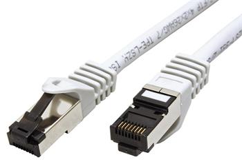 S/FTP patchkabel kat. 8, LSOH, 3m, šedý