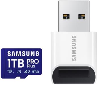 Samsung micro SDXC karta 1TB PRO Plus + USB adaptér