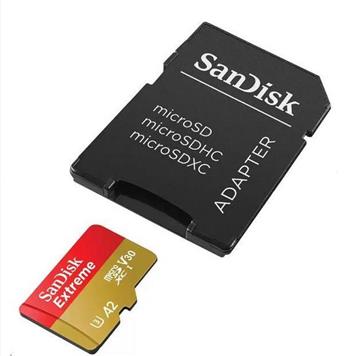 SanDisk Extreme microSDXC 256GB 190MB/s + adaptér