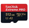 SanDisk Extreme PRO microSDXC 512GB 190MB/s + adaptér