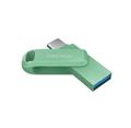 SanDisk Flash Disk 256GB Ultra Dual Drive Go, Zelená