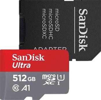 SanDisk Ultra microSDXC 512GB 150MB/s + adaptér