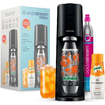 SODASTREAM Terra Black Mirinda Megapack výrobník