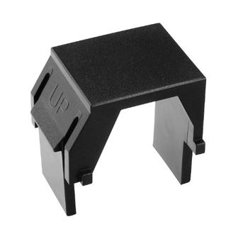 Solarix Keystone záslepka do modulárních patch panelů nebo zásuvek černá SXKJ-0-BK