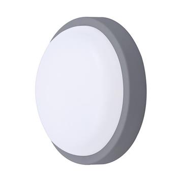 Solight WO750-G LED venkovní osvětlení kulaté, 20W, 1500lm, 4000K, IP54, 20cm, šedá barva