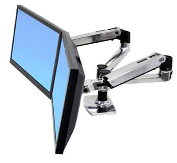 Stolní stojan pro 2LCD max 24" Ergotron LX SIDE BY SIDE DUAL ARM