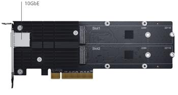Synology 10Gb LAN karta 1x 10GBASE-T + 2x M.2 slot