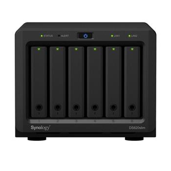 Synology DS620slim RAID 6xSATA 2,5" server, 2xGb LAN