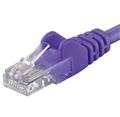UTP kabel cat.6 0,25m fialový