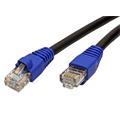 UTP kat. 6 venkovní patchkabel, modrá krytka, 50m, černý