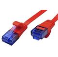UTP patchkabel kat. 6a, plochý, 2m, červený