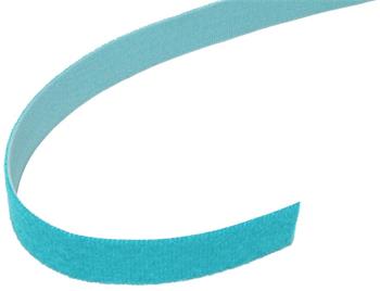 VELCRO Stahovací páska 20mm, suchý zip, 25m, tyrkysová
