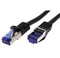 Venkovní S/FTP patchkabel kat. 6a, TPE, LSOH, 50m, černý
