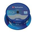 VERBATIM BD-R SL DataLife 25GB, 6x, spindle 25 ks