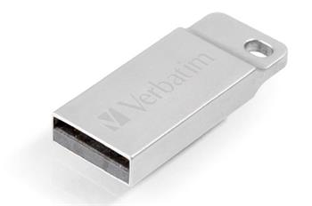 VERBATIM Flash Disk 16GB Metal Executive, USB 2.0, stříbrná