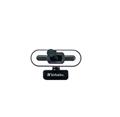 Verbatim USB webkamera AWC-02 s mikrofonem a osvětlením Full HD 1080p s automat. ostřením,černá