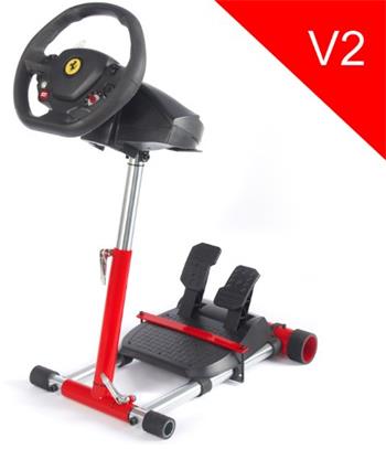 Wheel Stand Pro, stojan na volant a pedály pro Thrustmaster SPIDER, T80/T100,T150,F458/F430, červený