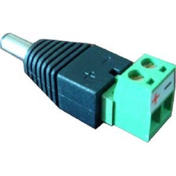 XtendLan Napájecí redukce jack/šroub - JACK 2,1mm (pro kamery) na šroubovou svorkovnici