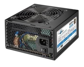 Zdroj Eurocase Eco+ 650W, 80PLUS BRONZE, 12cm ventilátor, bulk