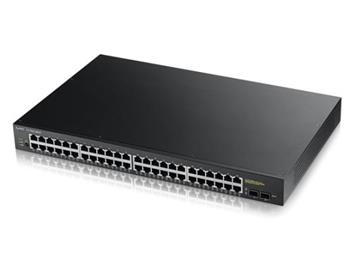 ZyXEL GS1900-48HPv2, 48-port GbE L2 Smart Switch, 170 Watt, rackmount